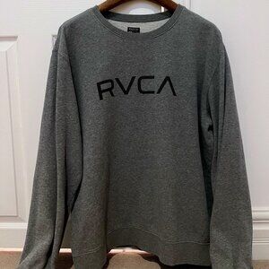 RVCA Gray Mens Crewneck